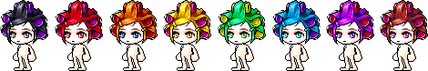 Rollered Hair
