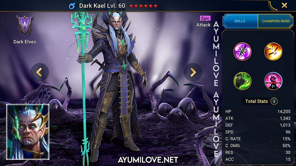 best gear for kael raid shadow legends
