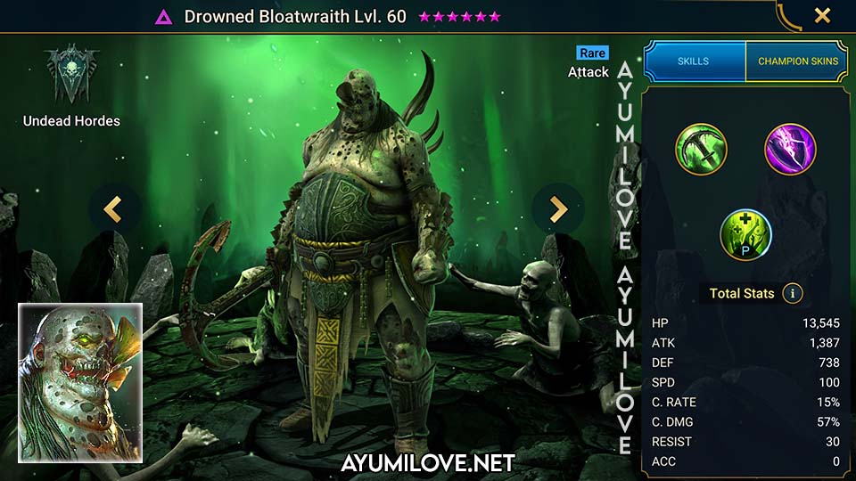 Drowned Bloatwraith | Raid Shadow Legends - AyumiLove