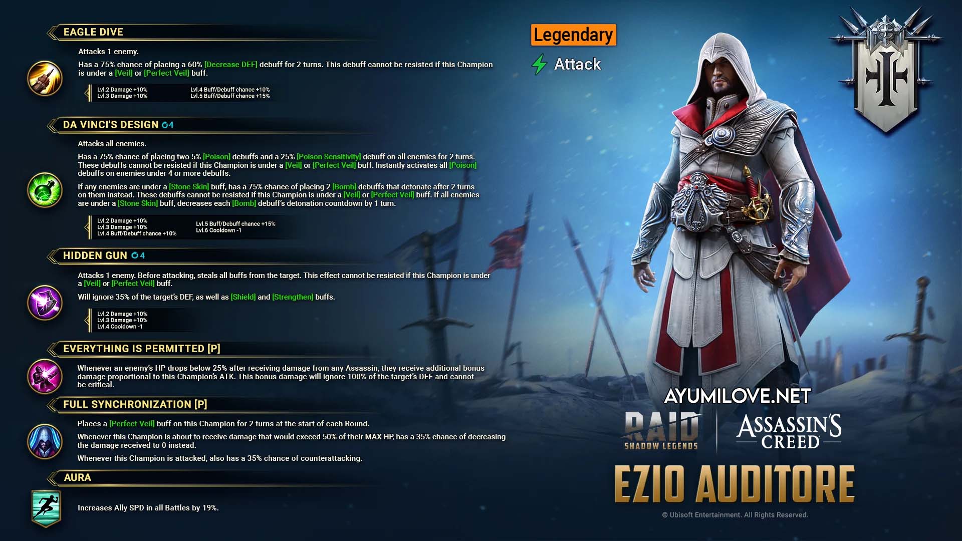 RAID x Assassin’s Creed: How to Claim Ezio Auditore for Free! - AyumiLove