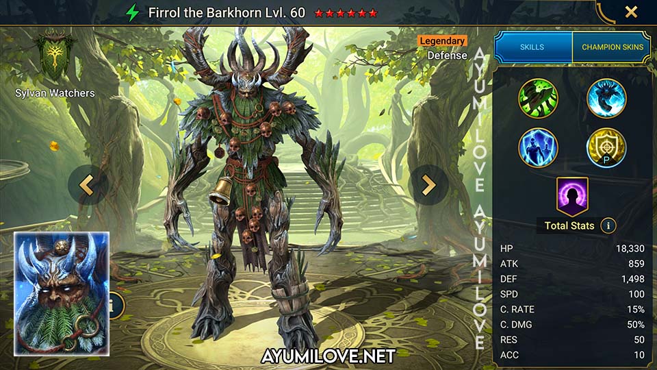 Firrol the Barkhorn | Raid Shadow Legends - AyumiLove