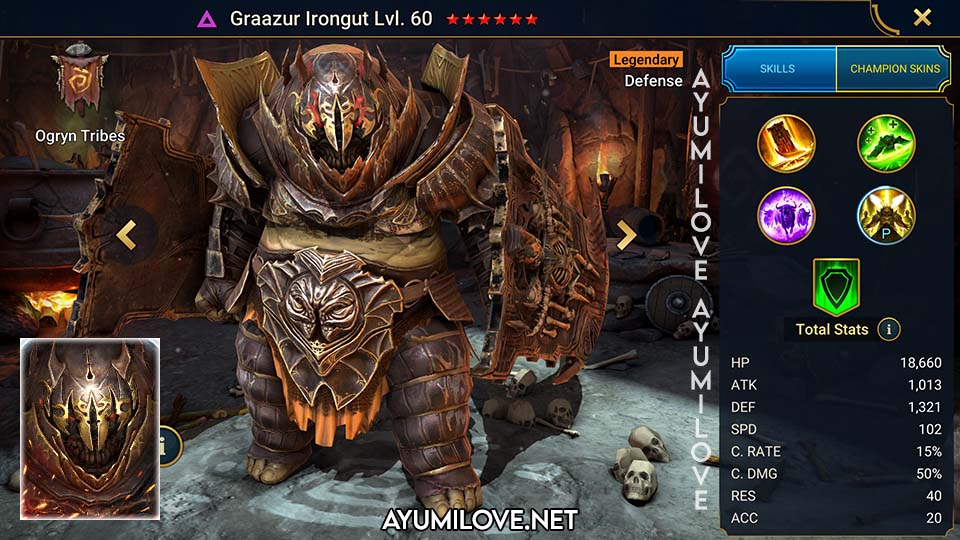 Graazur Irongut | Raid Shadow Legends - AyumiLove