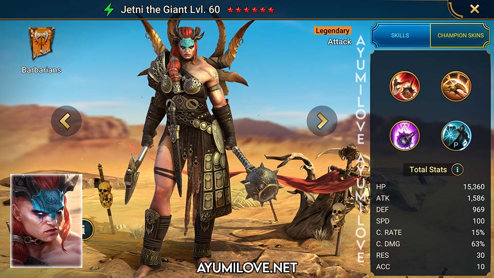 Jetni The Giant | Raid Shadow Legends - AyumiLove