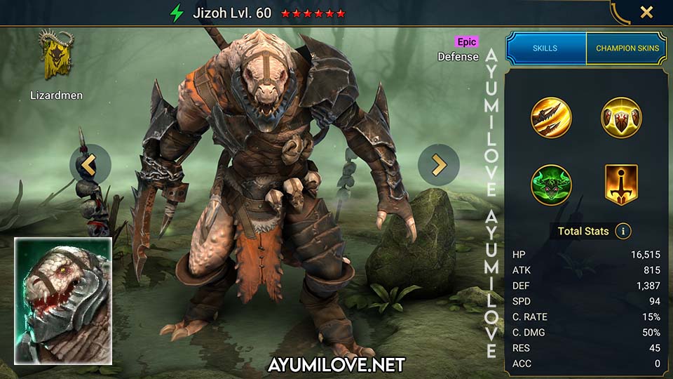 ayumilove game guiides jizoh raid shadow legends