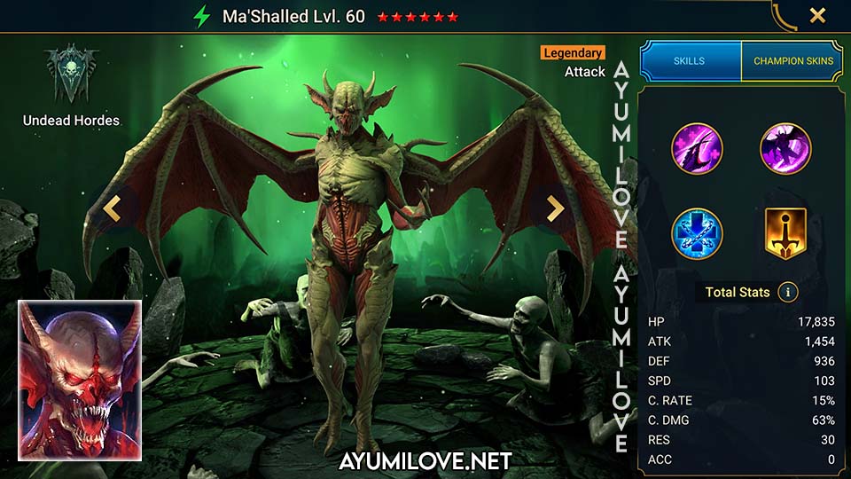 Ma'Shalled Raid Shadow Legends AyumiLove