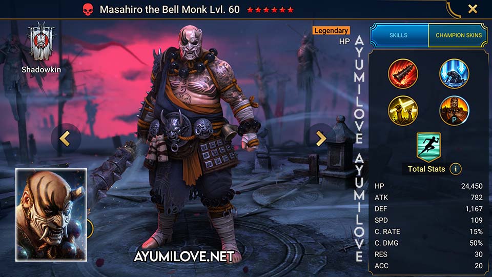 Masahiro the Bell Monk | Raid Shadow Legends - AyumiLove