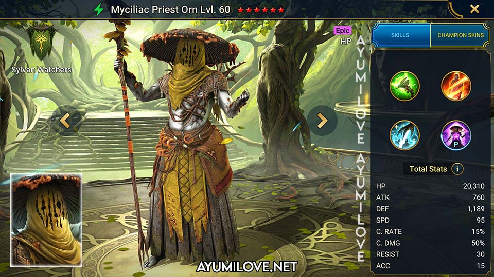 Myciliac Priest Orn Raid Shadow Legends Ayumilove
