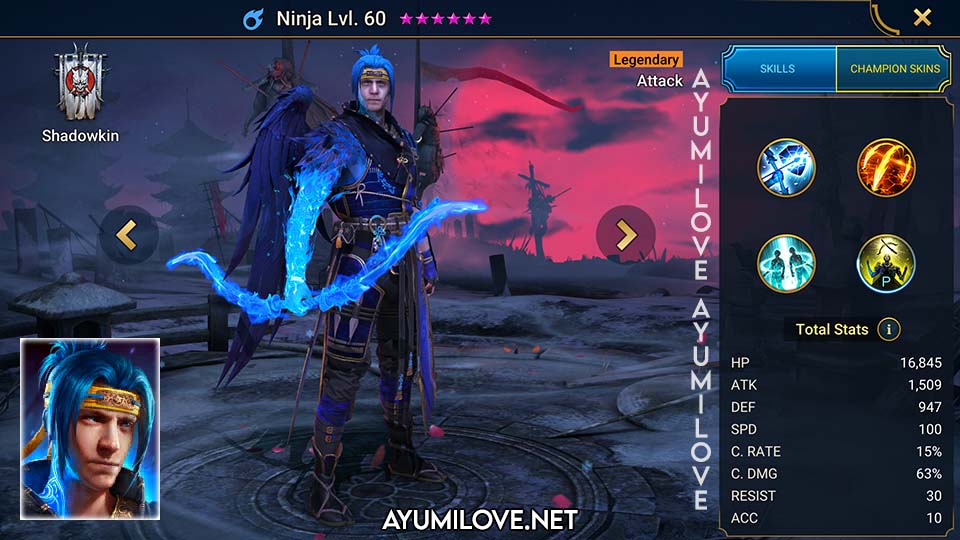 best ninja build raid shadow legends