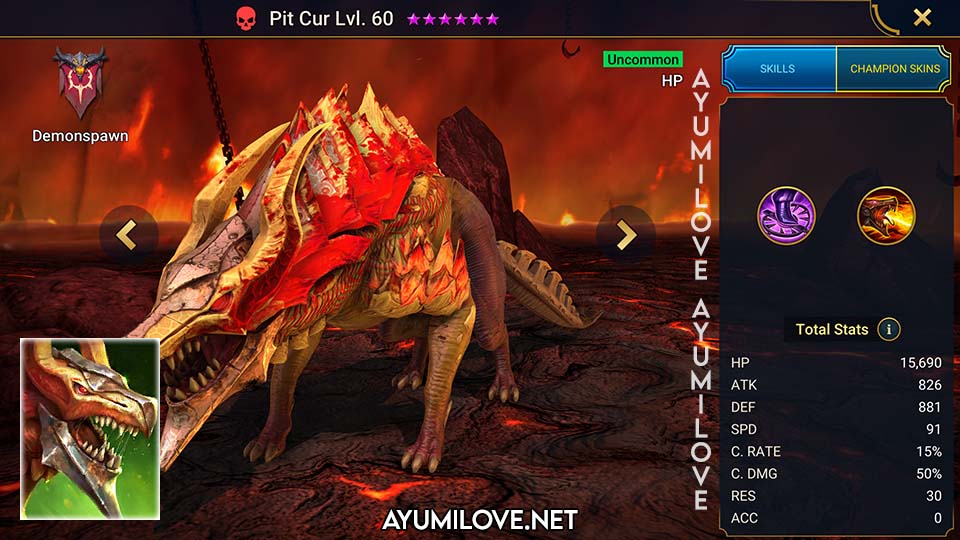 Raid Shadow Legends Pit Cur Skill Mastery Equip Guide