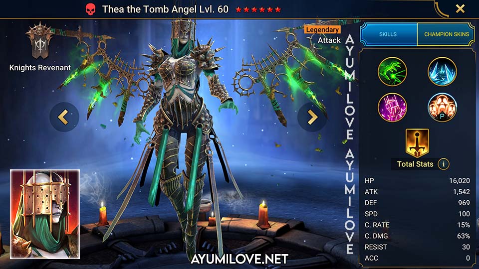 Thea The Tomb Angel Raid Shadow Legends Ayumilove