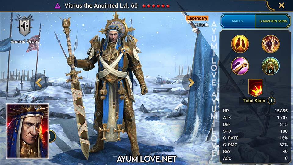 Vitrius The Anointed | Raid Shadow Legends - AyumiLove