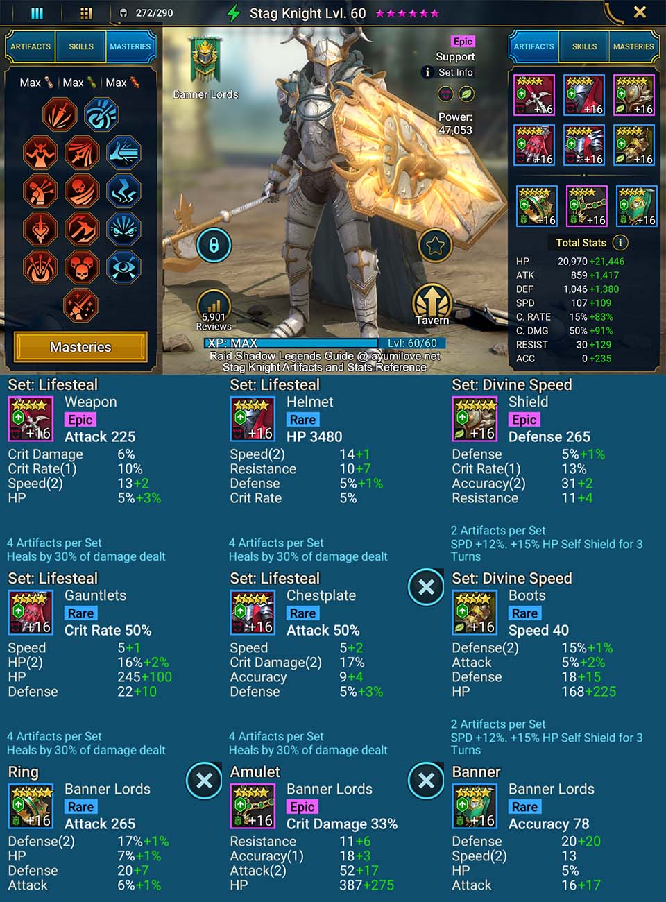 raid shadow legends black knight masteries build