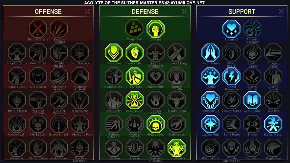 Raid Shadow Legends Acolyte of the Slither PvP Masteries Guide